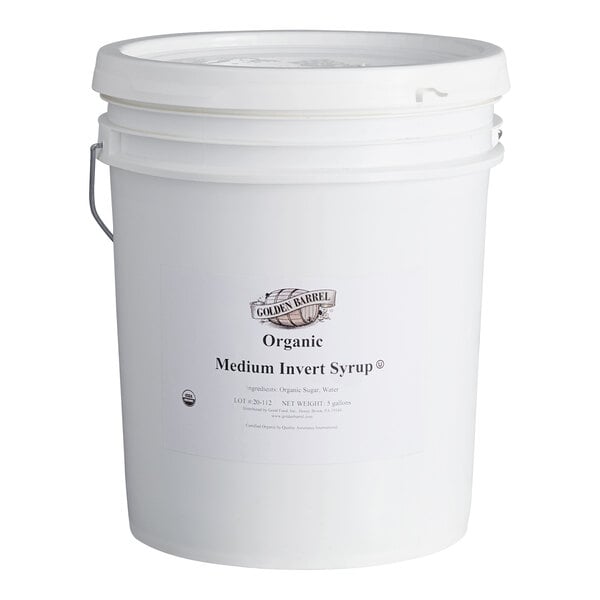 Golden Barrel 5 Gallon Organic Medium Invert Sugar Pail