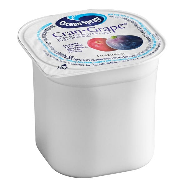Ocean Spray Cran-Grape Juice Cups 4 fl. oz. - 48/Case