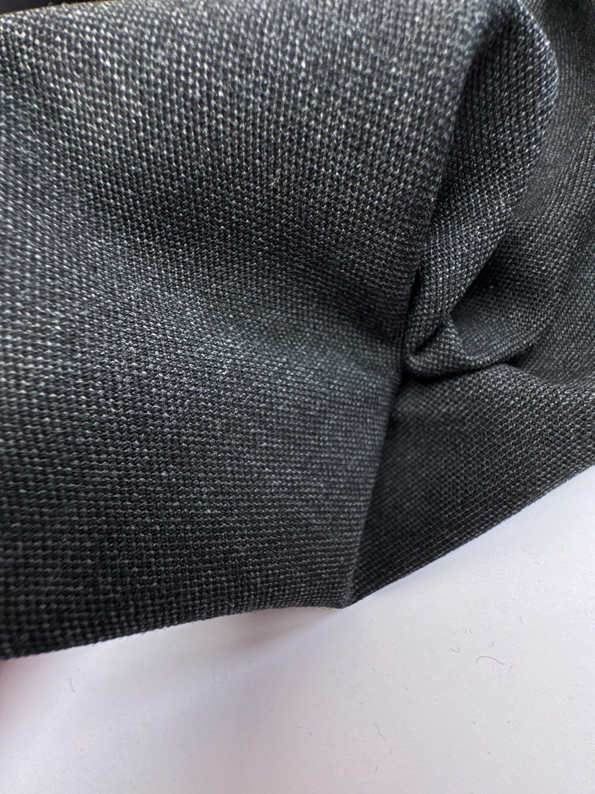 Virgin Wool Melange Gray Black