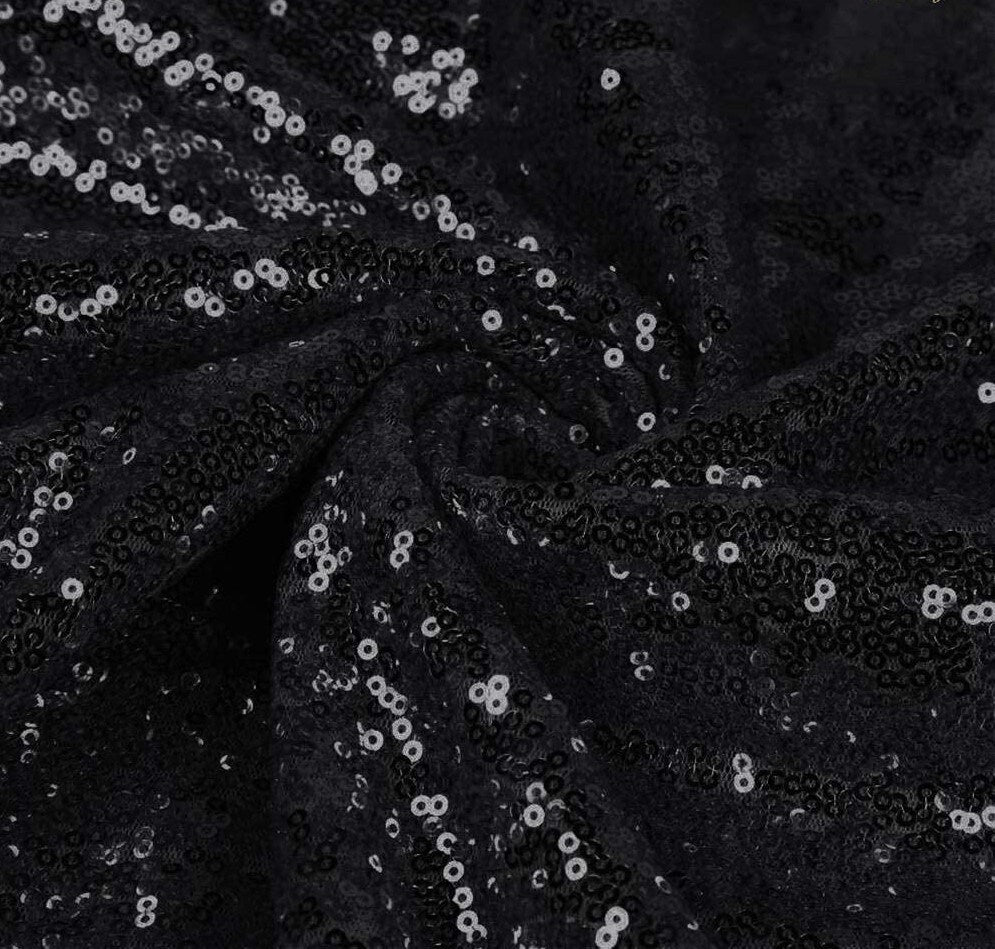 1 Yard Shimmering Sequin Fabric Stretch Mesh 54 Inch Width for Dresses & Decor