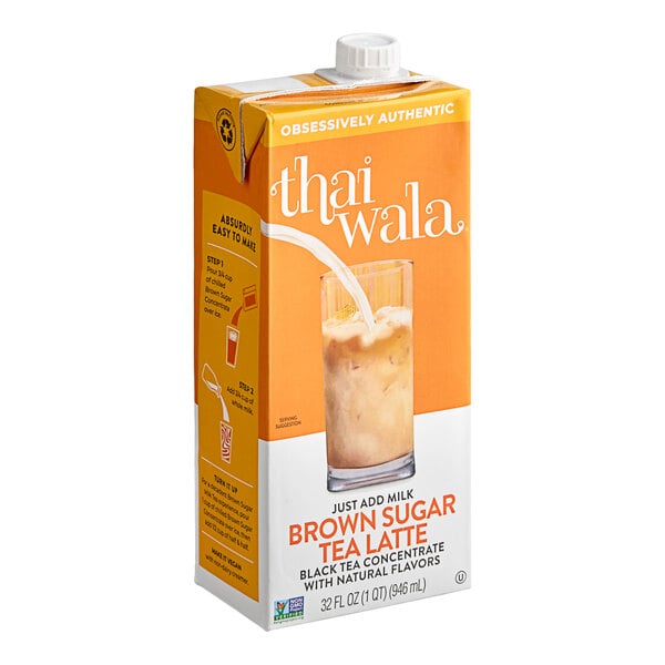Thaiwala Brown Sugar Tea Latte 1:1 Concentrate 32 fl. oz.