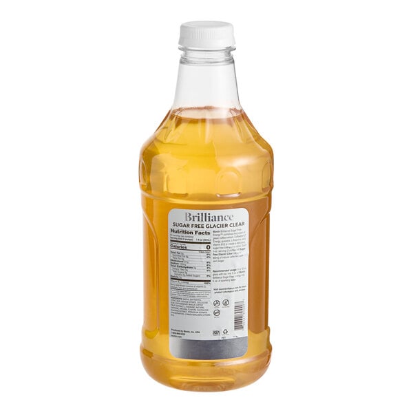 Monin Brilliance Sugar-Free Glacier Clear Natural 5:1 Energy Concentrate 64 fl. oz. - 4/Case