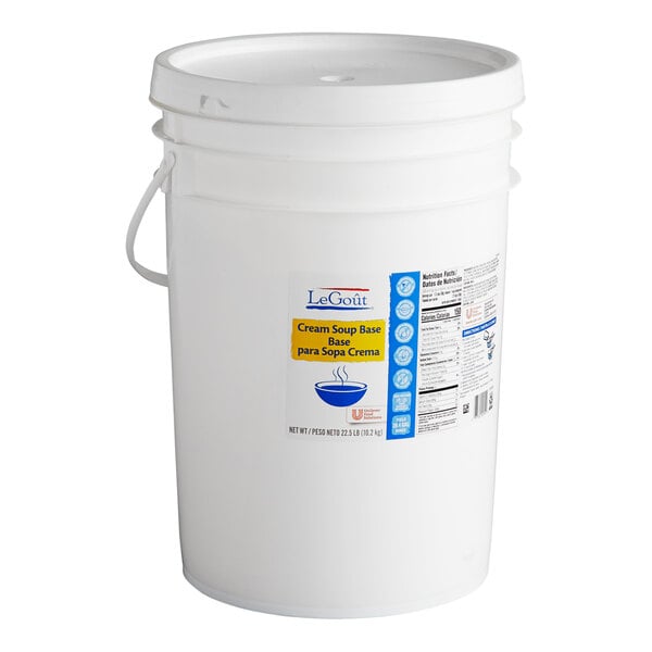 LeGout 22.5 lb. Cream Soup Base Pail