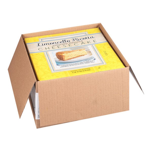 Rich's 16-Slice Pre-Cut Limoncello Ricotta Cheesecake 90 oz. - 2/Case