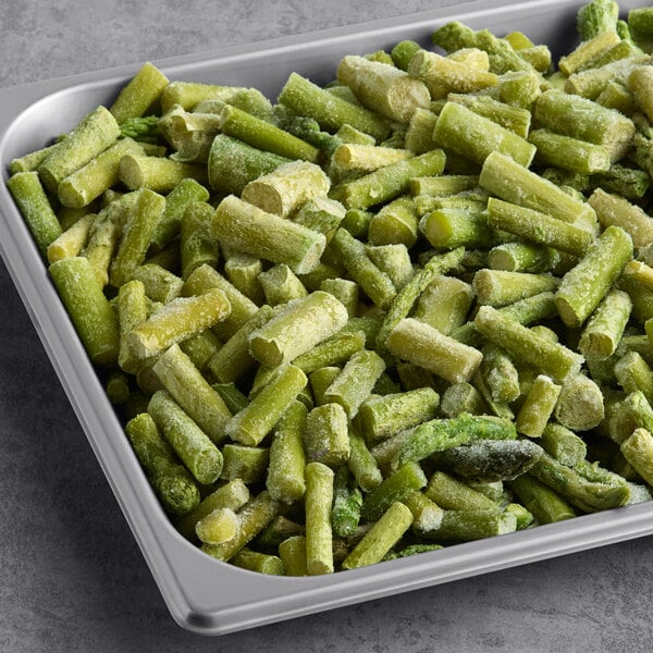 Savor Imports IQF Grade A Asparagus Cuts and Tips 2.5 lb. - 6/Case
