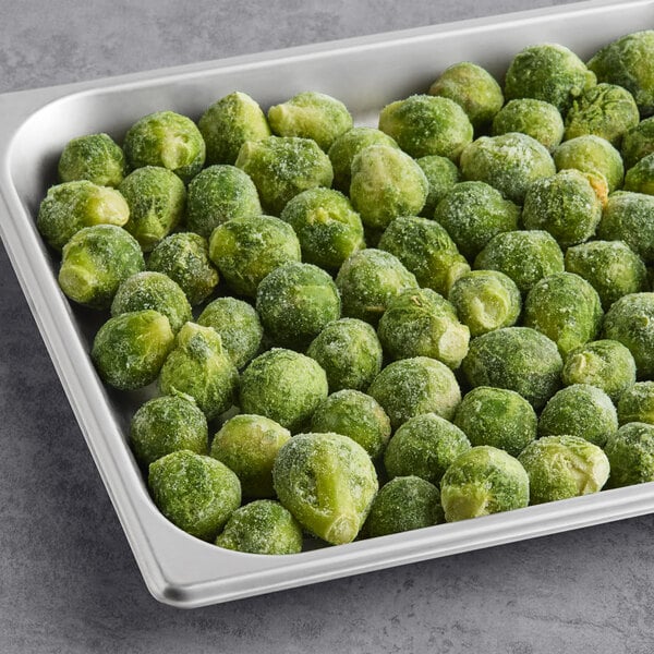 Simplot Simple Goodness IQF Brussels Sprouts 2 lb. - 12/Case
