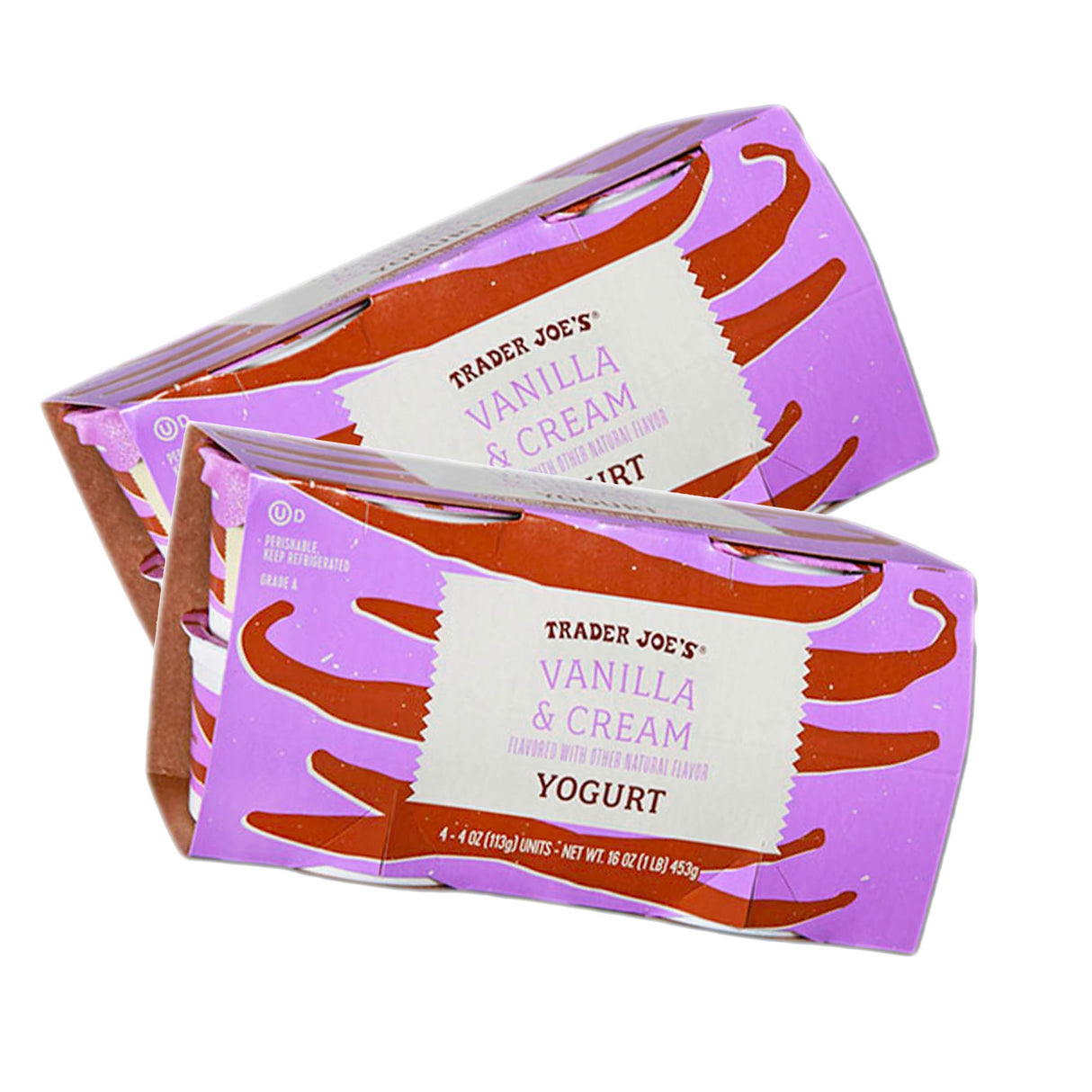 Vanilla & Cream Yogurt - 16 Oz