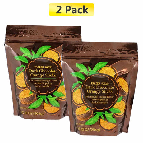 Trader Joe's Dark Chocolate Orange Sticks 10 Oz
