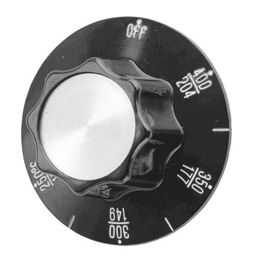 2 1/4" Fryer Thermostat Dial (Off, 250-400)