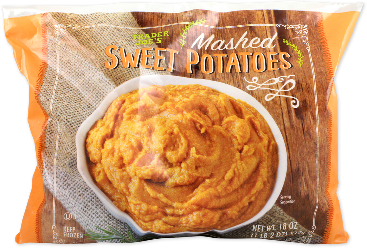 Mashed Sweet Potatoes Frozen Ready to Heat Natural Side Dish 18 Oz