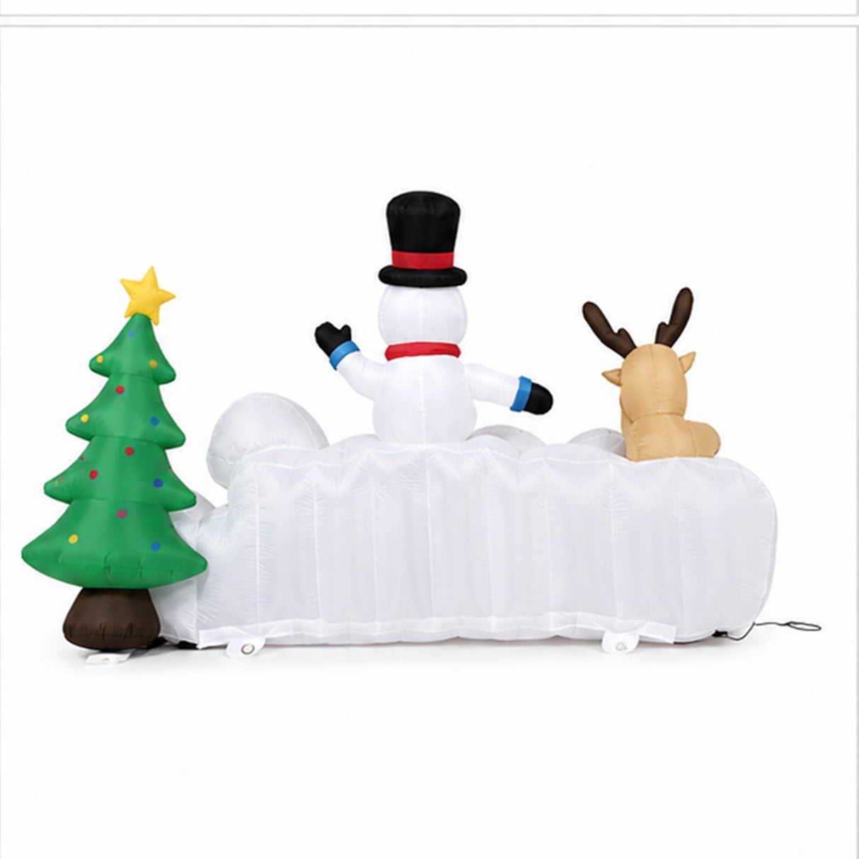 10FT Santa Claus with Fawn Christmas Yard Decoration