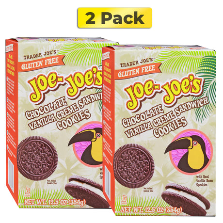 Trader Joe's Gluten Free Joe Joe's (Chocolate/vanilla Creme Cookies) 12.5 Oz