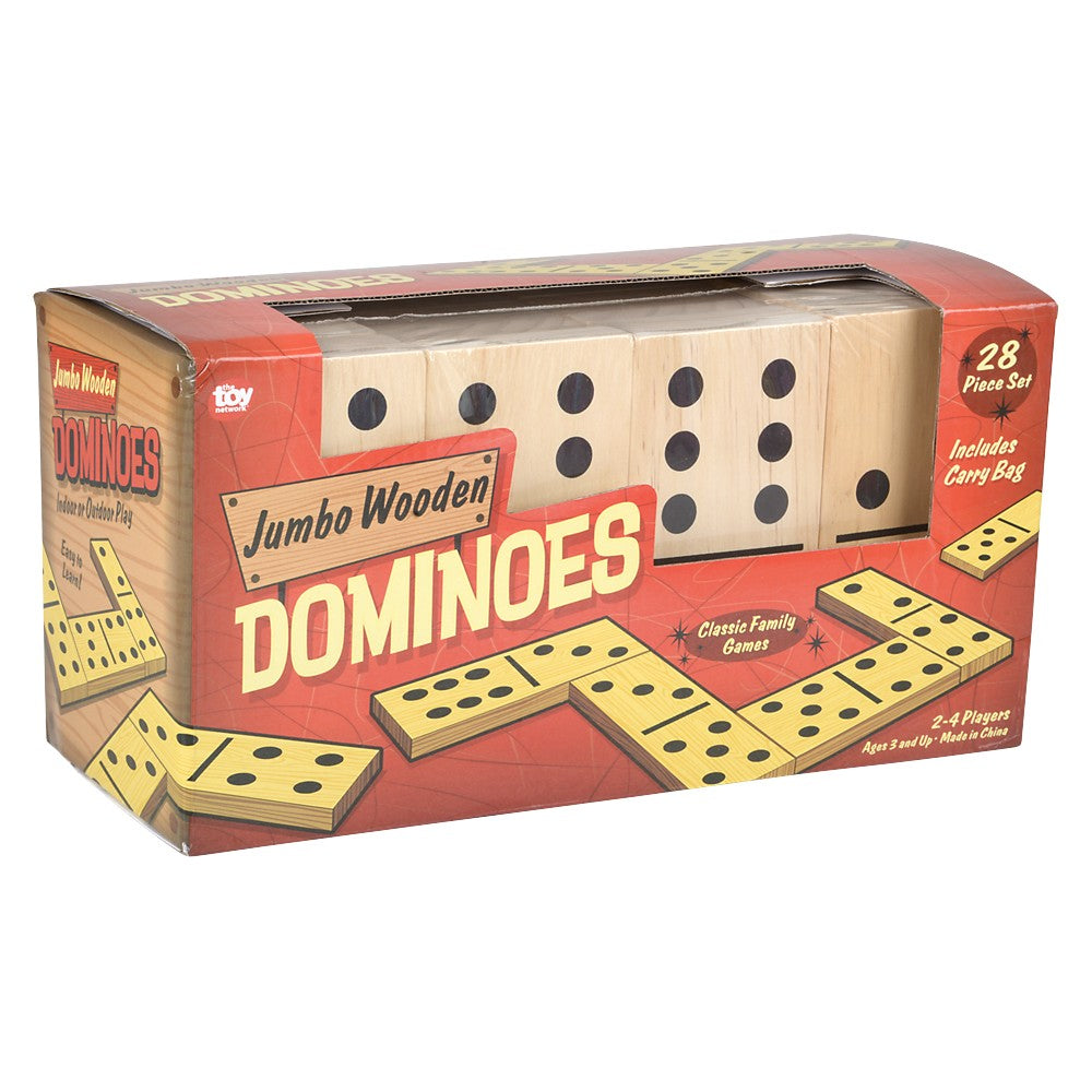 Jumbo Wooden Dominoes Set (1 Set)