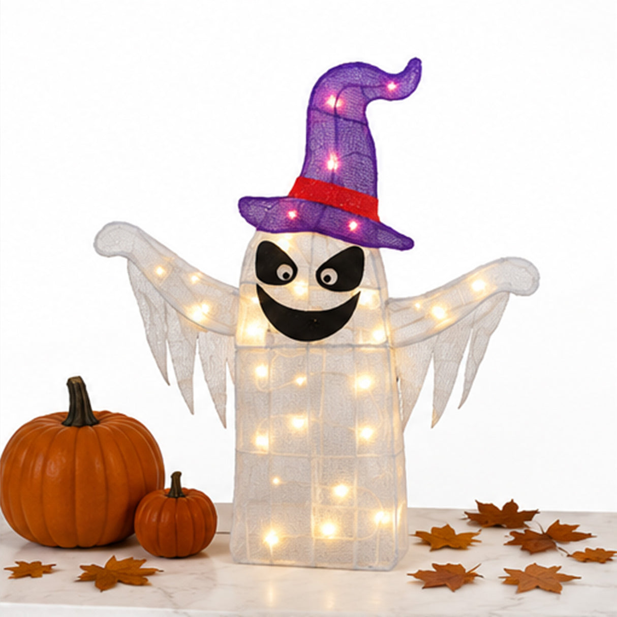 30 Inch Halloween Ghost Decoration Outdoor Yard Decor