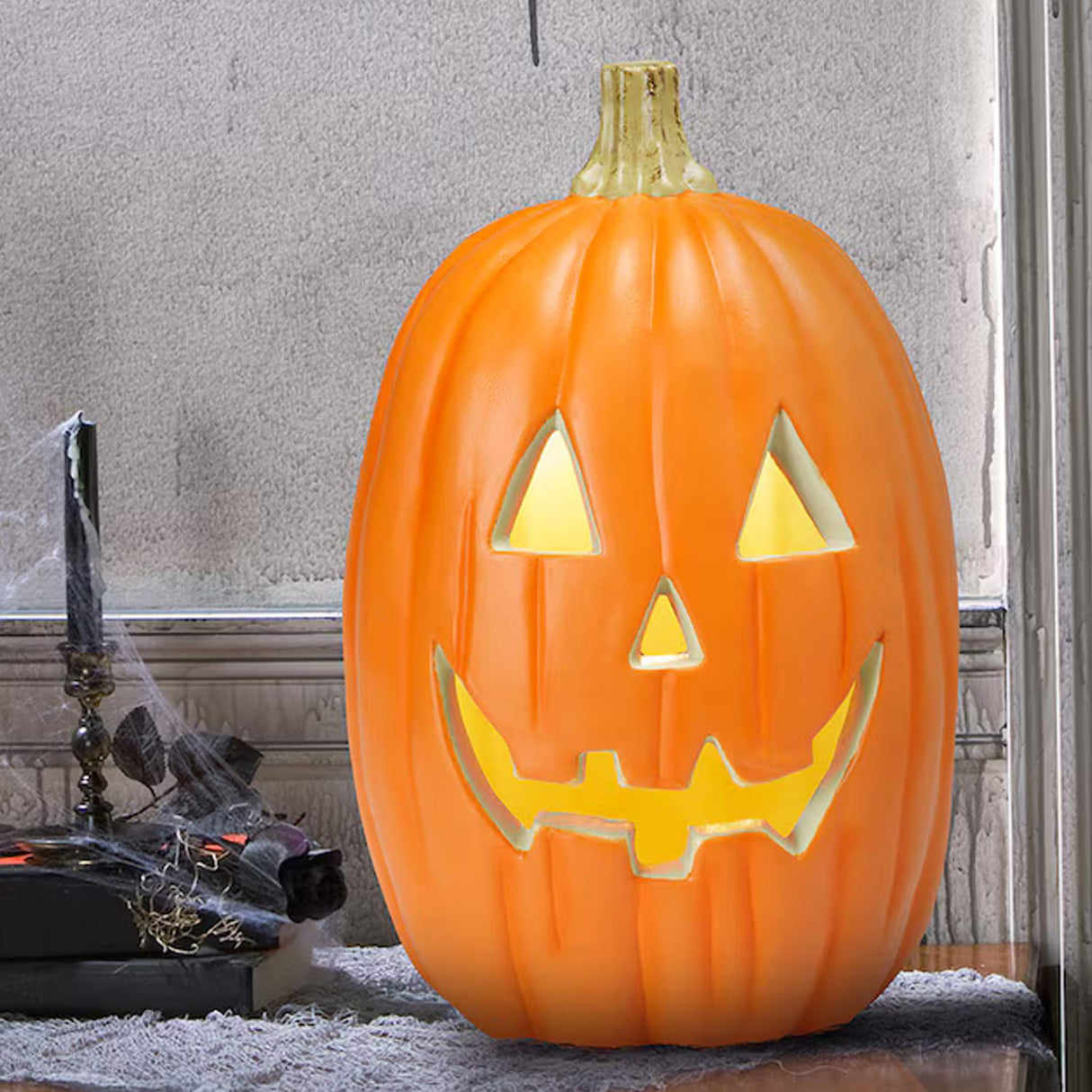 Haunted Living 1.5-ft Lighted Jack-O-Lantern Decoration