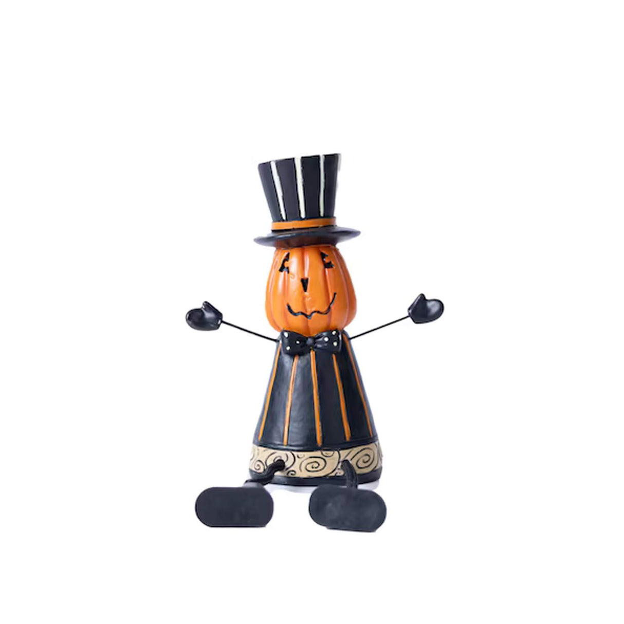 3 Sets Melrose International Jack-o-Lantern Shelf Sitter Halloween Decor Indoor