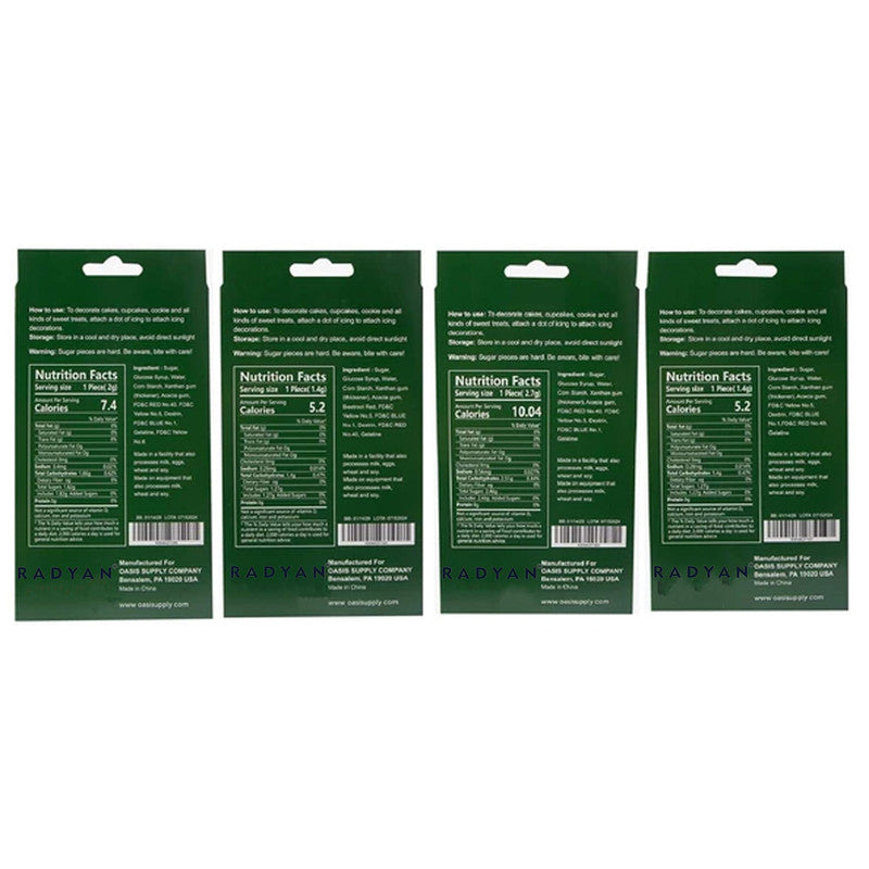 Christmas Edible Cake Decorations Candy Cupcake Topper
