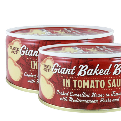 Trader Joes Giant Baked Beans in Tomato Sauce 9.6 Oz