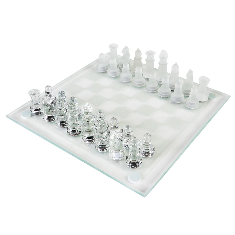 Glass Chess Set 7.5"
