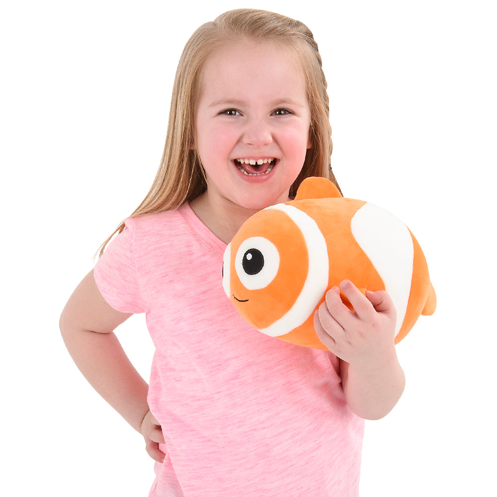Plush Clown Fish Puffers 8"