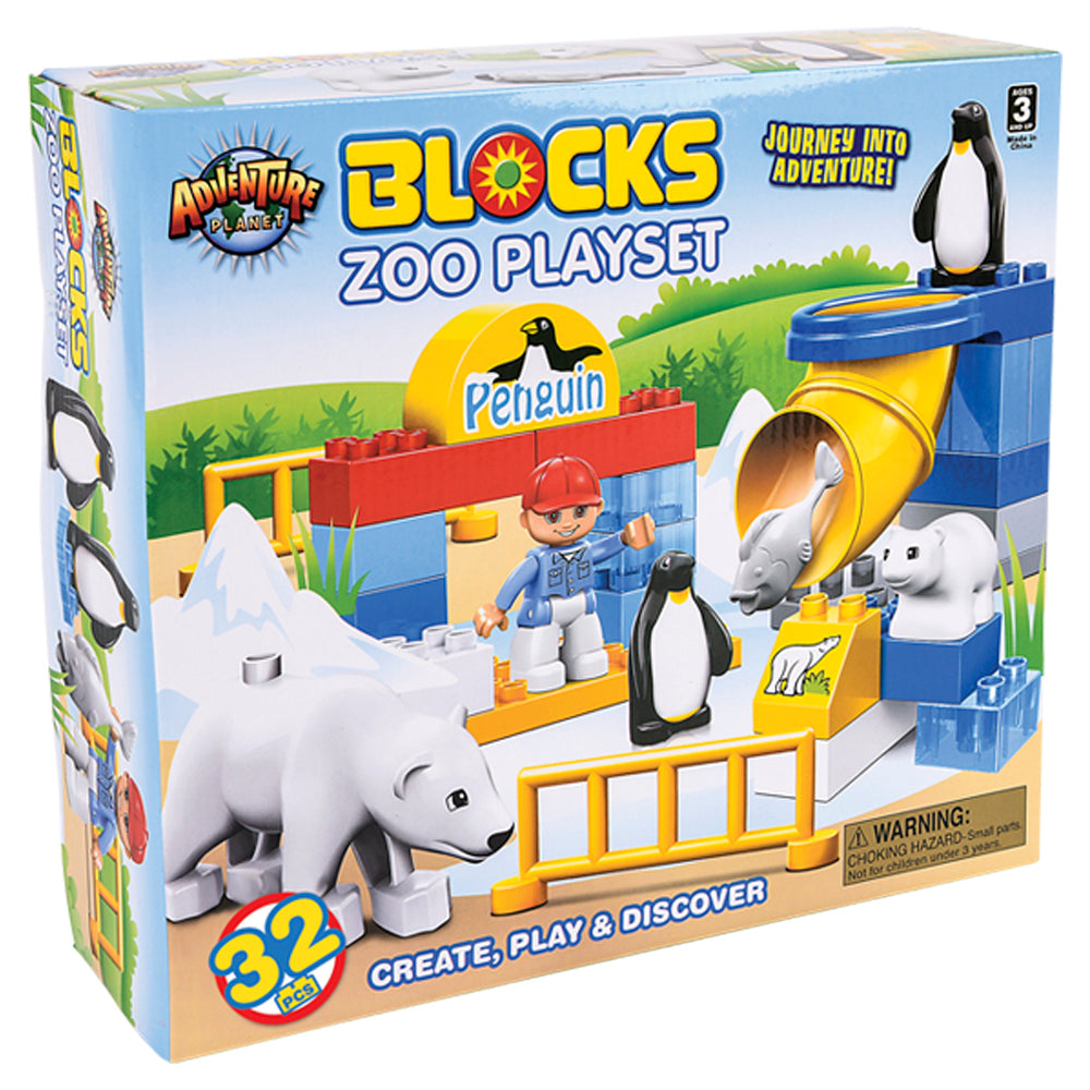 Zoo Block Set (32 PC)