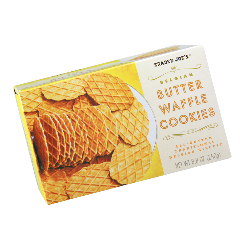 Trader Joes Belgian Butter Waffle Cookies 8.8 Oz
