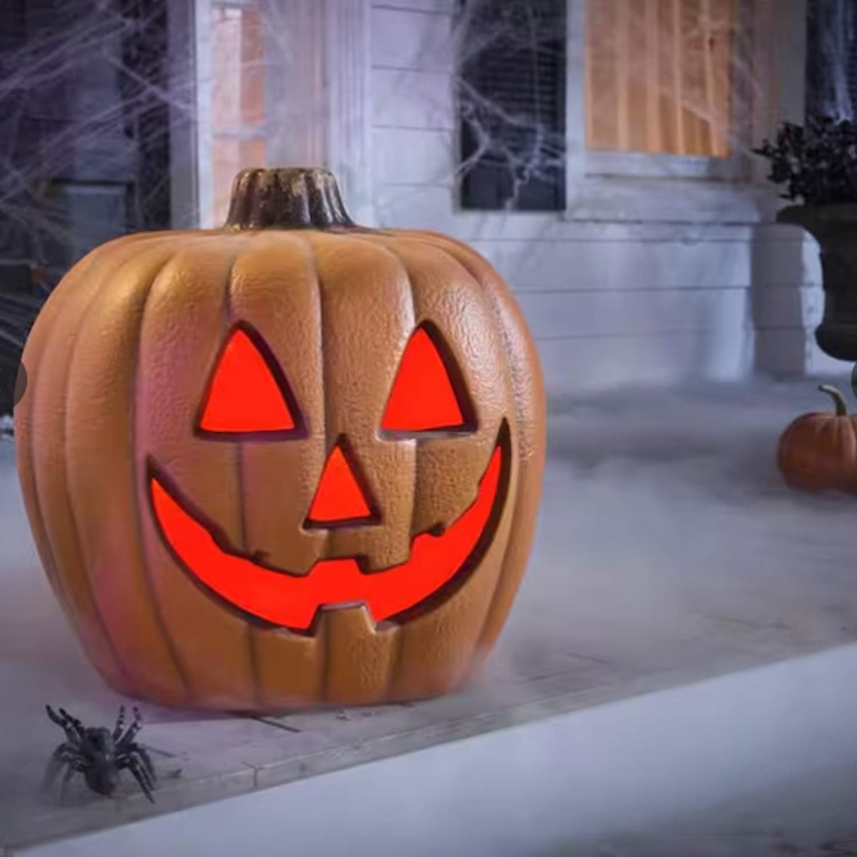 20 in Halloween Classics Plug-in LED Happy Jack-O-Lantern