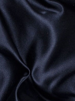 Navy Duchesse Satin