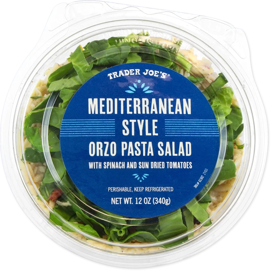 Mediterranean Style Orzo Pasta Salad – Feta & Sun?Dried Tomato