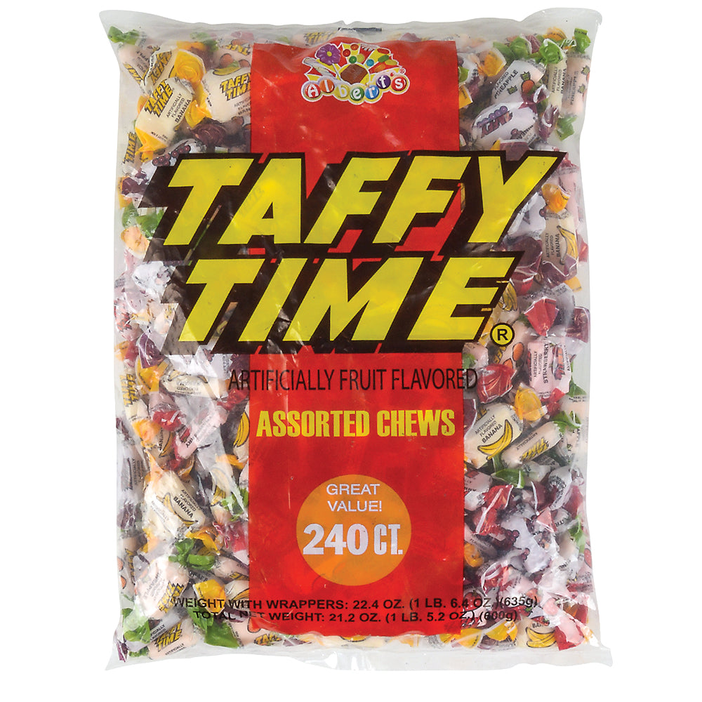 Taffy Time Candy (240 PC Bag)