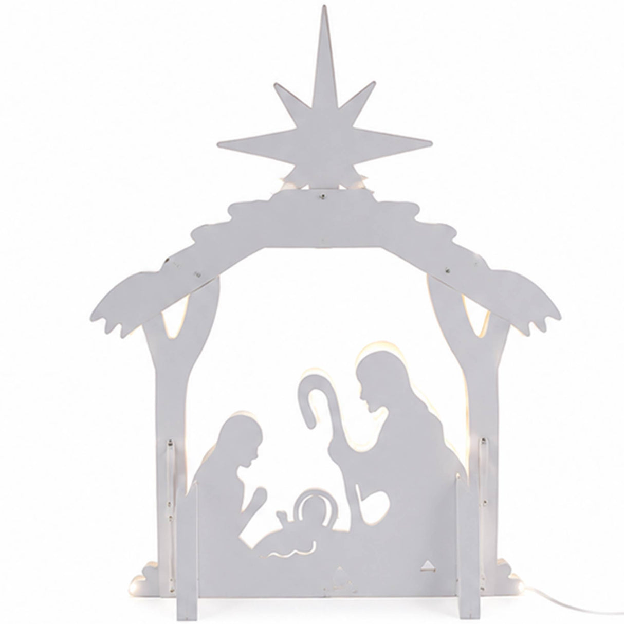 54" Lighted Nativity Scene Christmas Yard Decoration