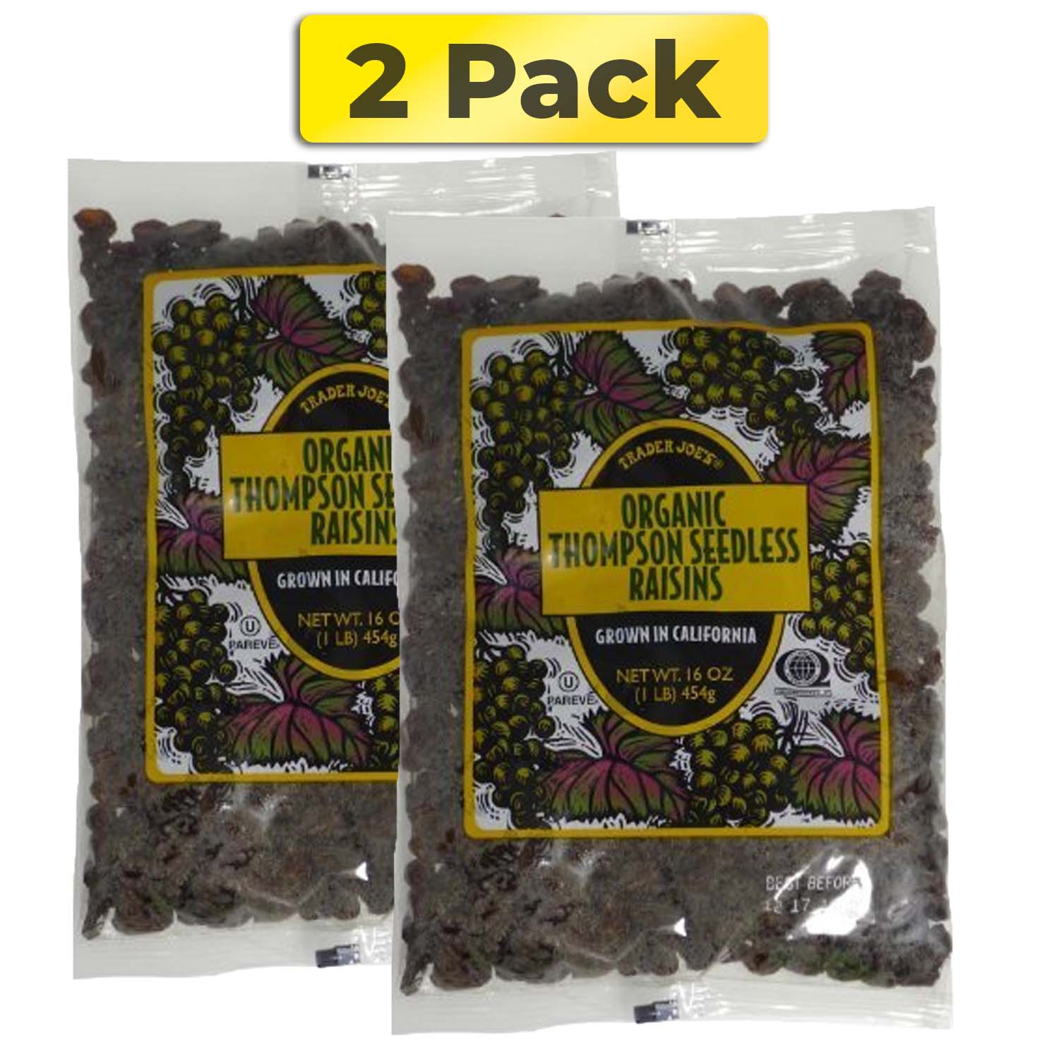 TJ's Organic Thompson Seedless Raisins