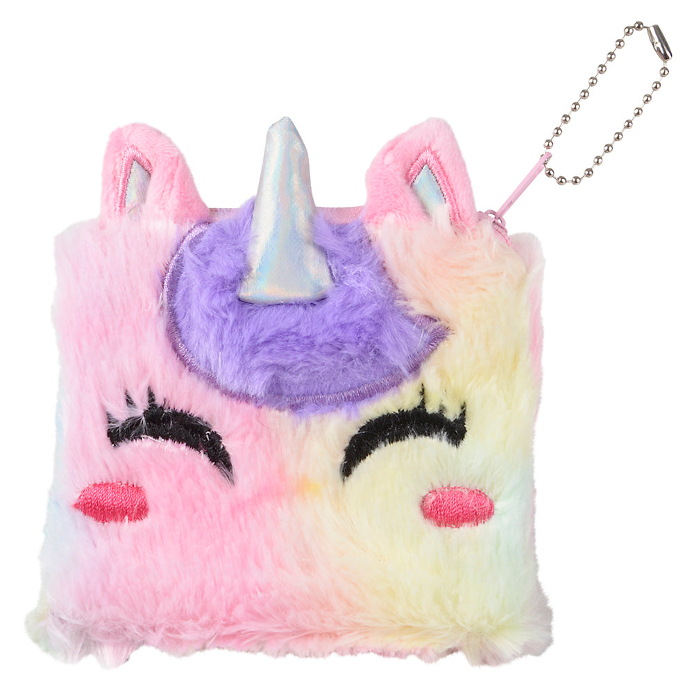 Plush Unicorn Coin Purse 5" (1 DZ)