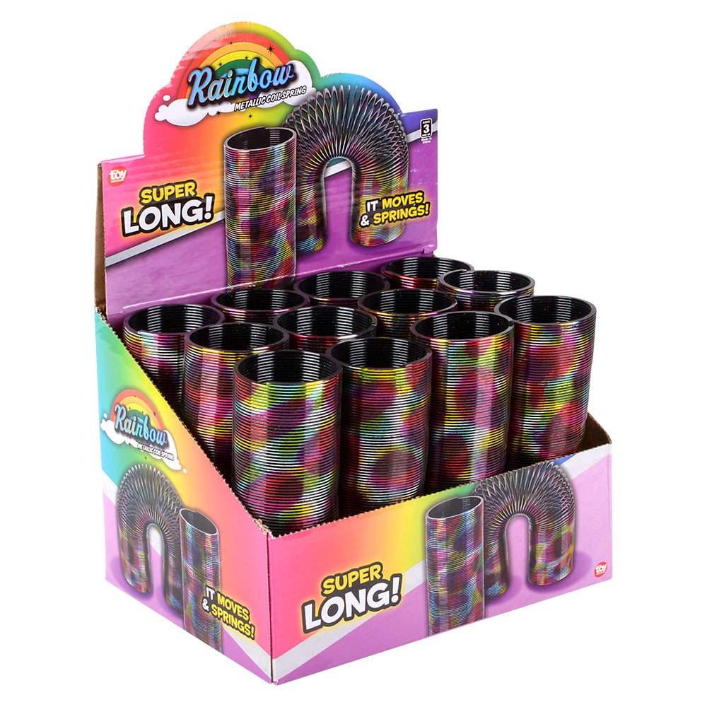 Rainbow Coil Spring (12 Pc Display)