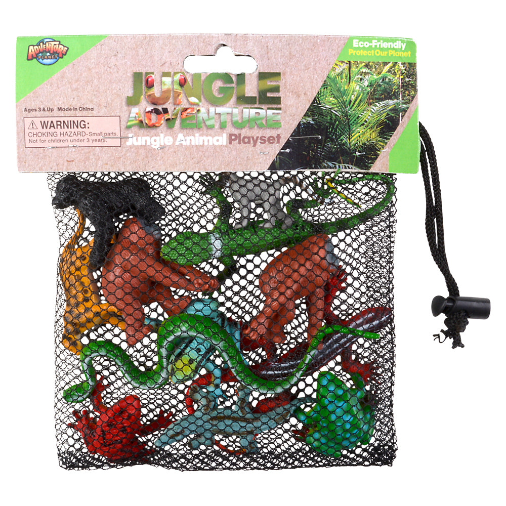 Jungle Mesh Bag Play Set (12 Pc Bag)