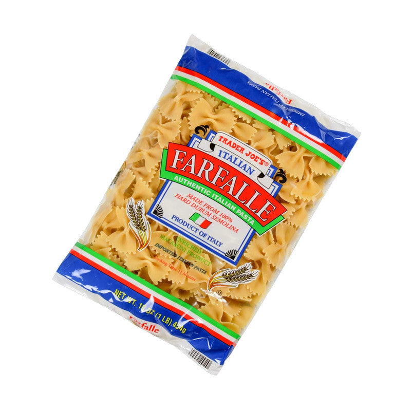 Trader Joe’s Authentic Italian Farfalle Pasta 1 Lb