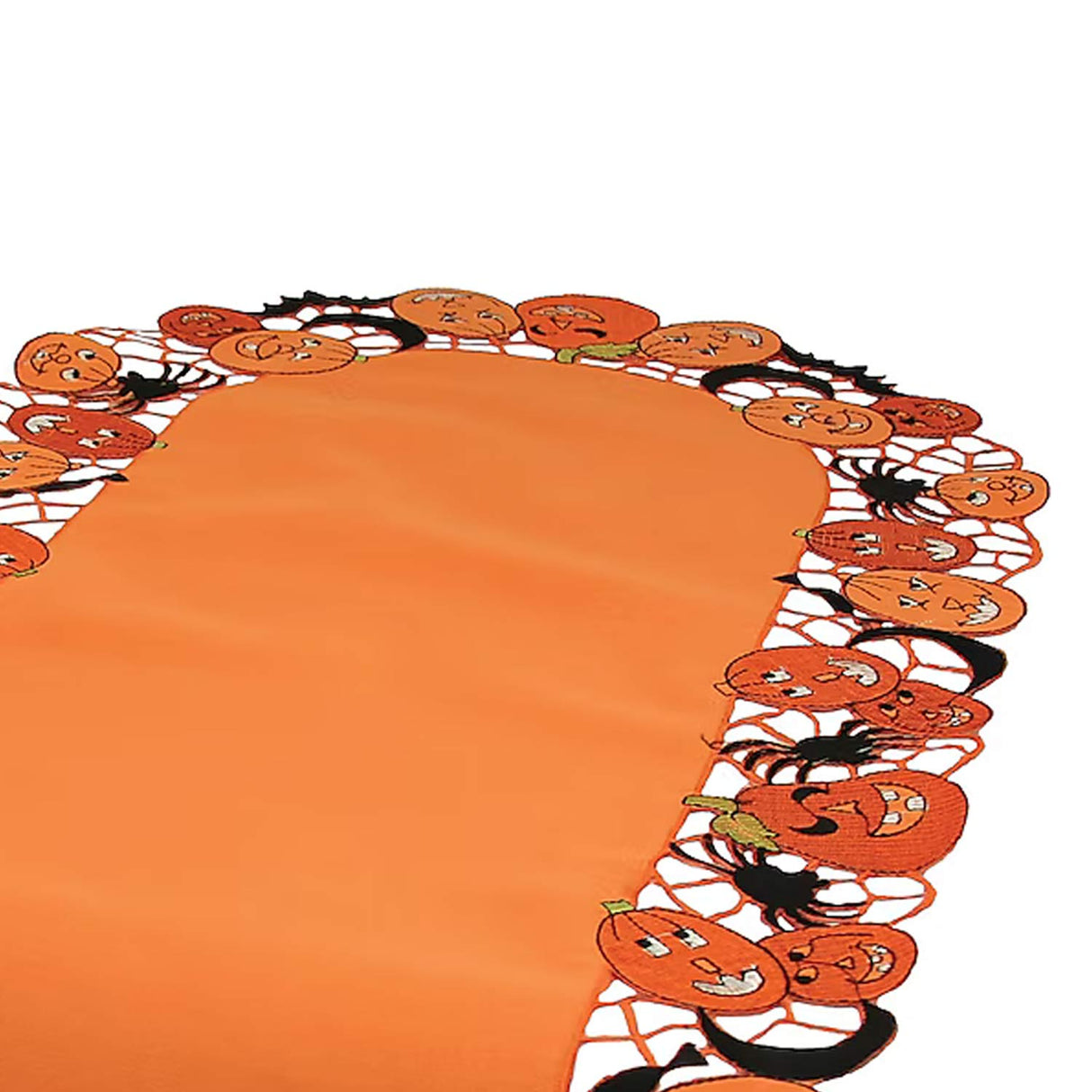 34 Inches Long XIA Home Fashions Tabletop Jack-O-Lantern Table Runner