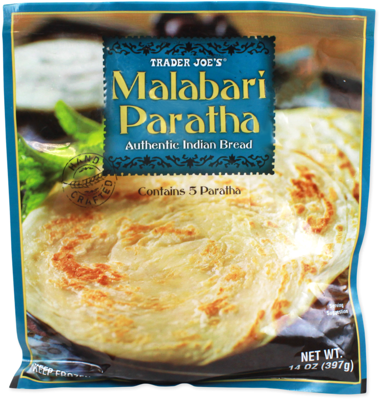 Malabari Paratha Indian Layered Flatbread Frozen Ready to Cook 14 Oz