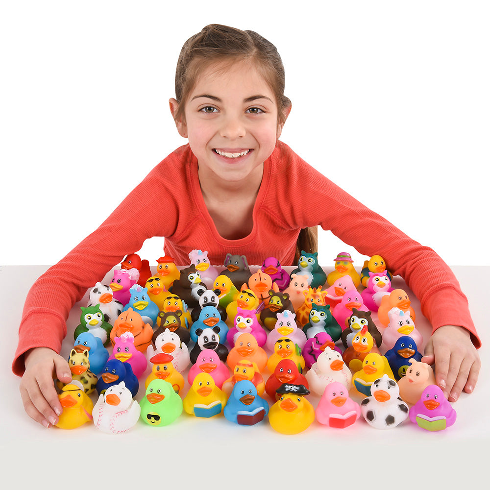 Rubber Ducky Assortment (100 Pc Bag)