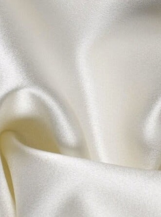 Ivory Heavy Satin