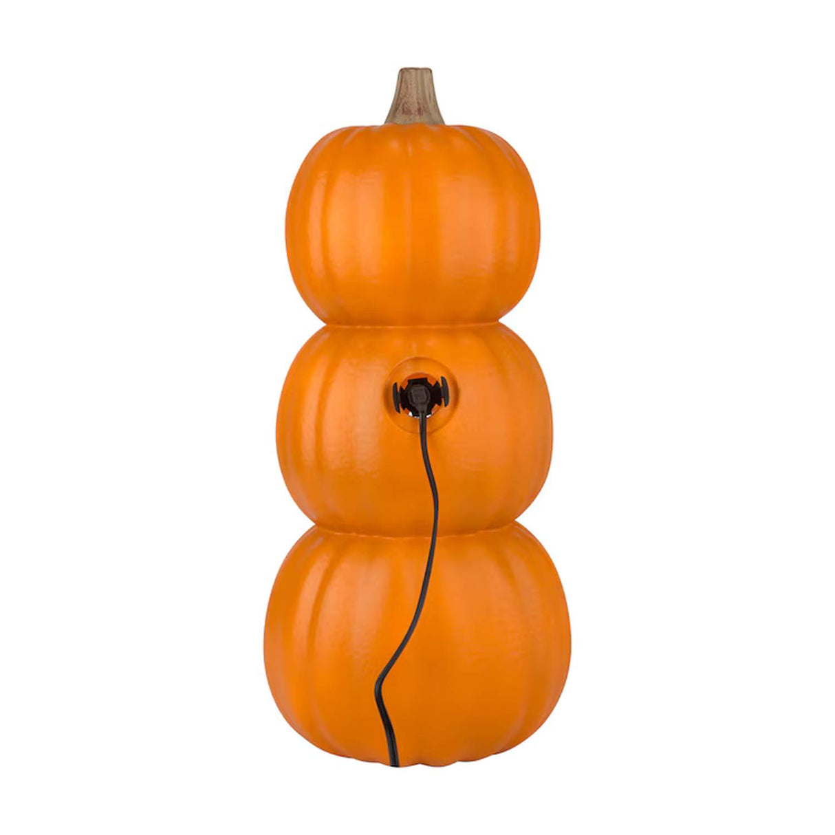 1.5ft Haunted Living Lighted Stacked Jack-o-Lanterns Halloween Decor