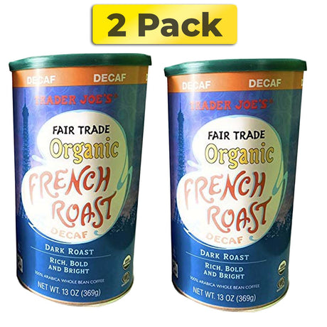 Trader Joe's Fair Trade Organic French Roast Decaf 13 oz