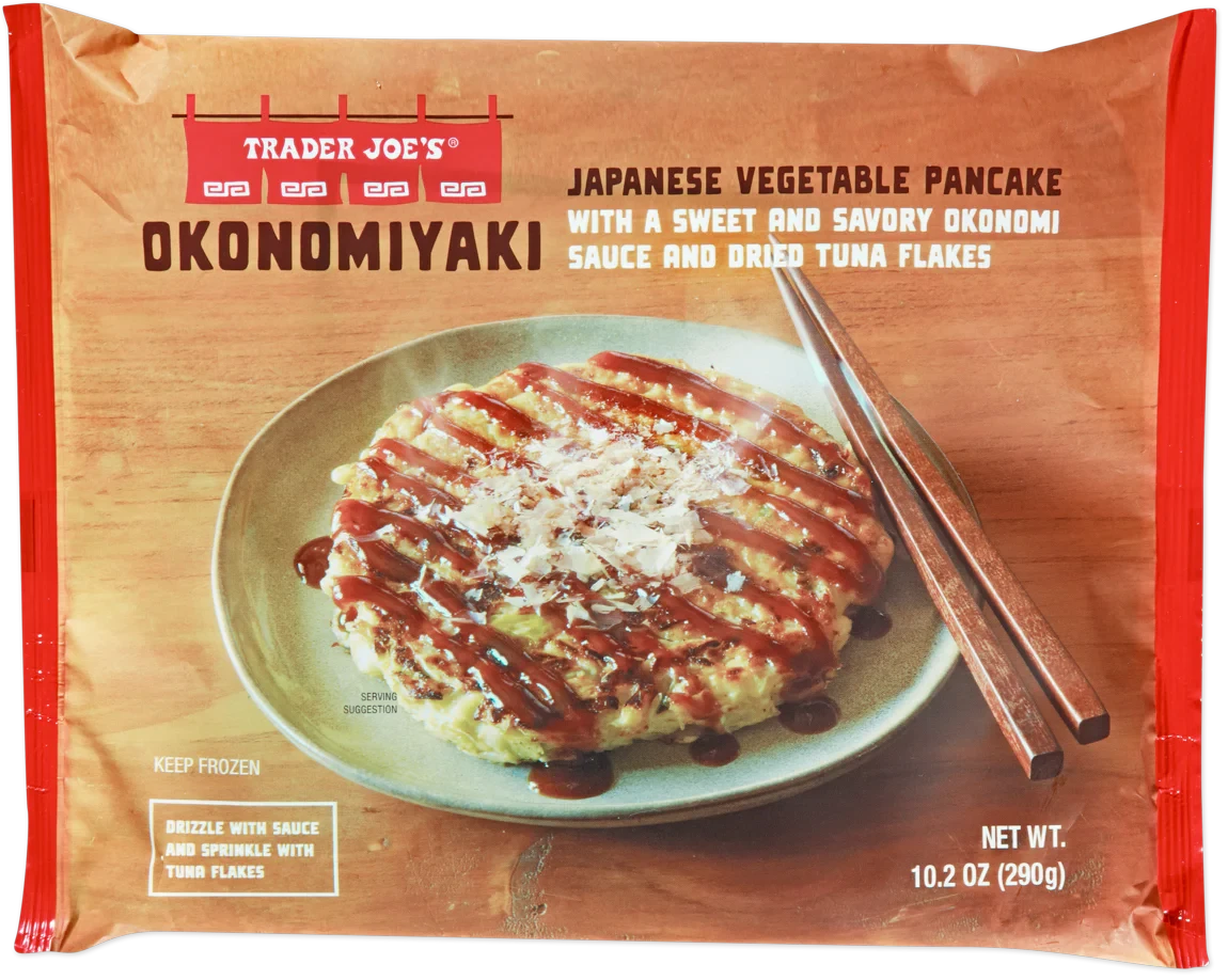 Okonomiyaki Japanese Vegetable Pancake Savory Frozen Snack 10.2 Oz