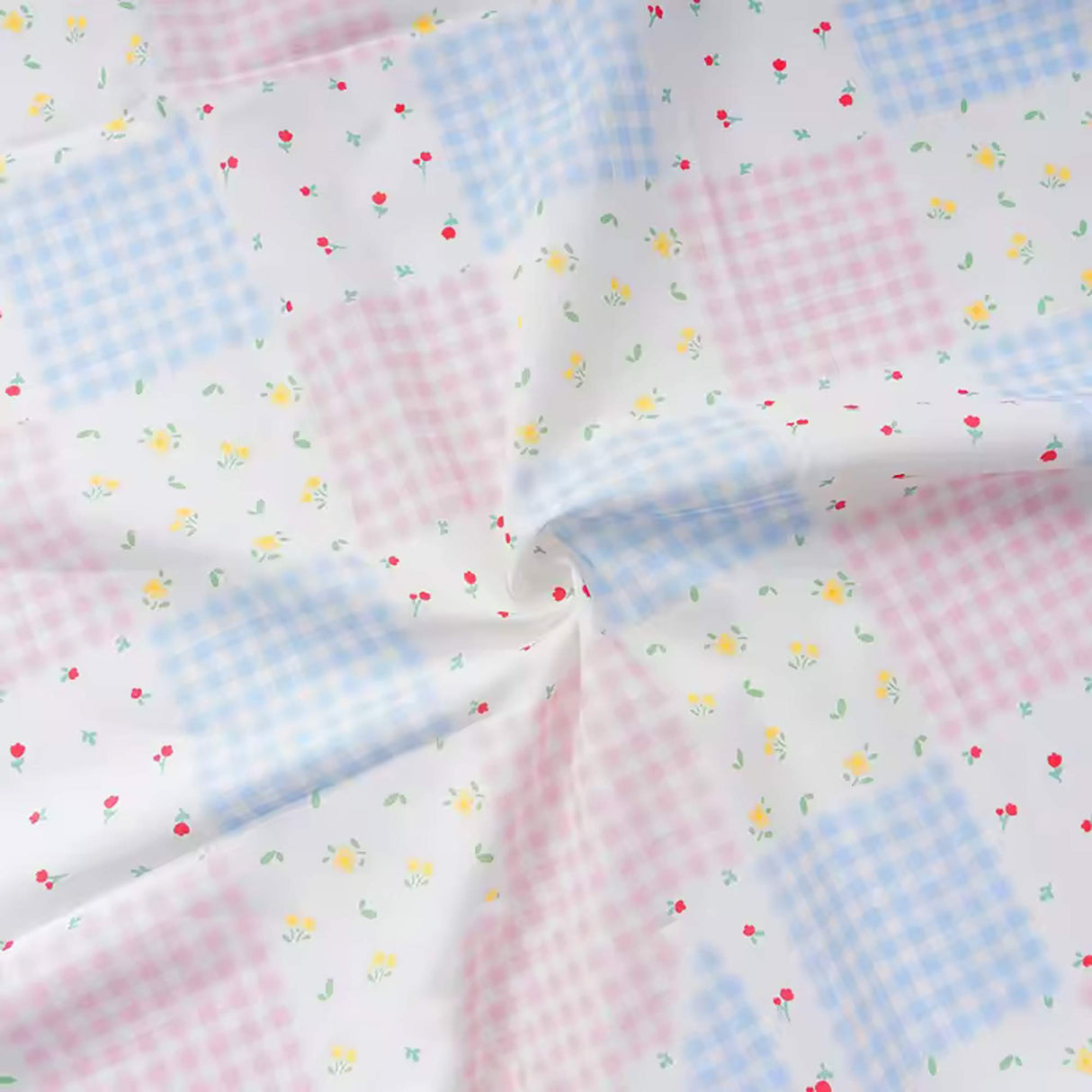 Rural Style Pure Cotton Printed Fabric for Sewing Dresses Home Wear Children's Clothing Decorative Cloth Handmade DIY Fabrics