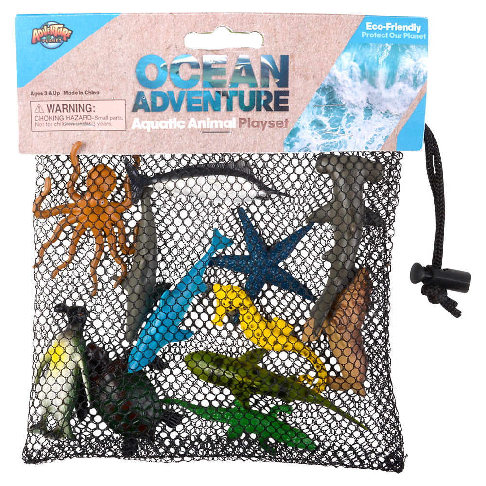 Aquatic Mesh Bag Play Set (12 Pc Bag)