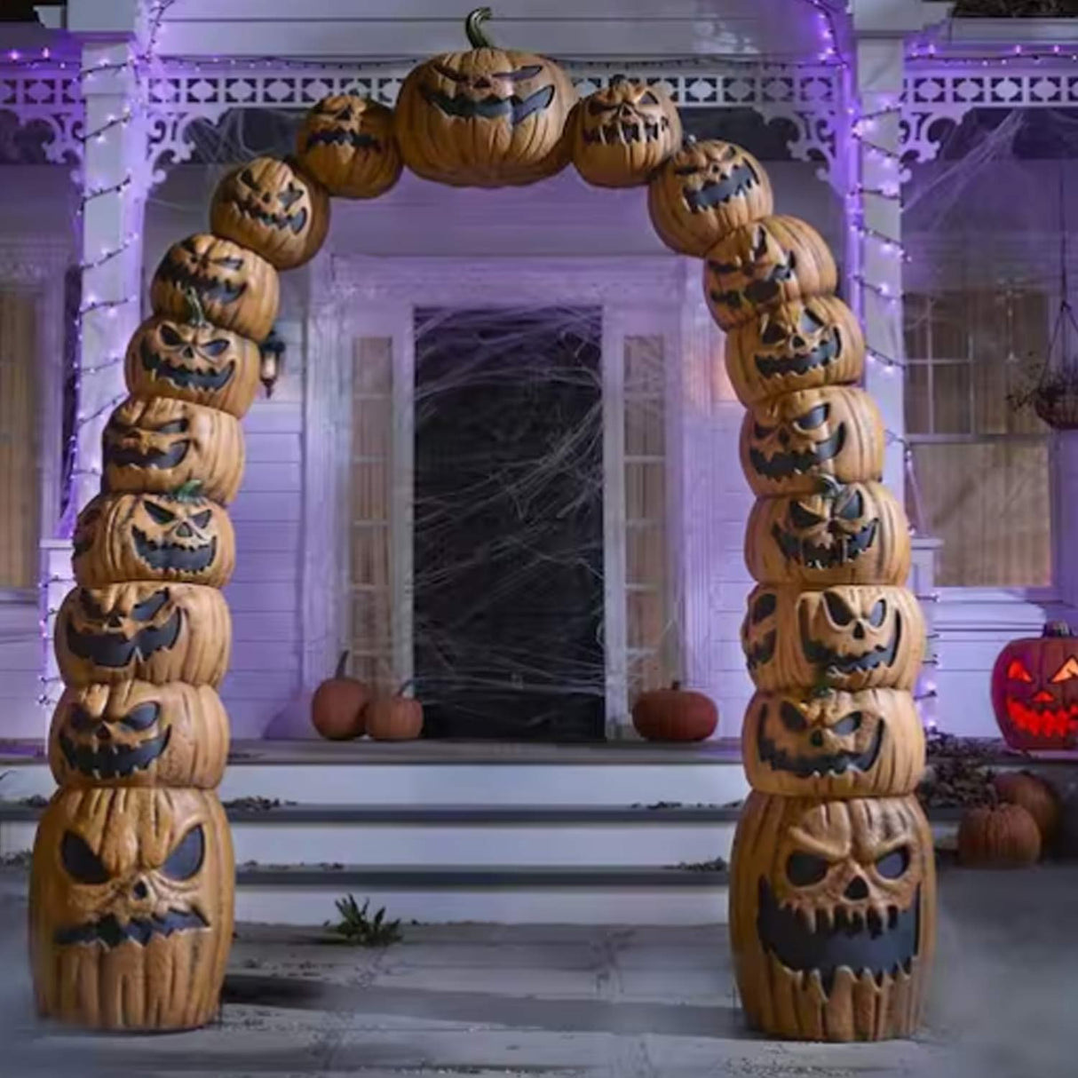 7.5 ft Halloween Jack-O-Lantern Archway Decor