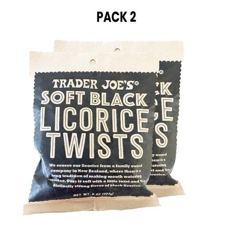 Soft Black Licorice Twists 7 oz