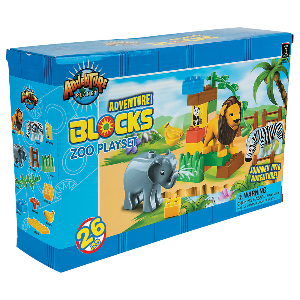 Zoo Block Set (26 PC)