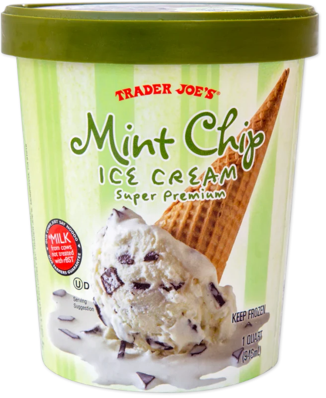 Mint Chip Ice Cream Creamy Peppermint Chocolate Chip Dessert 1 Qt