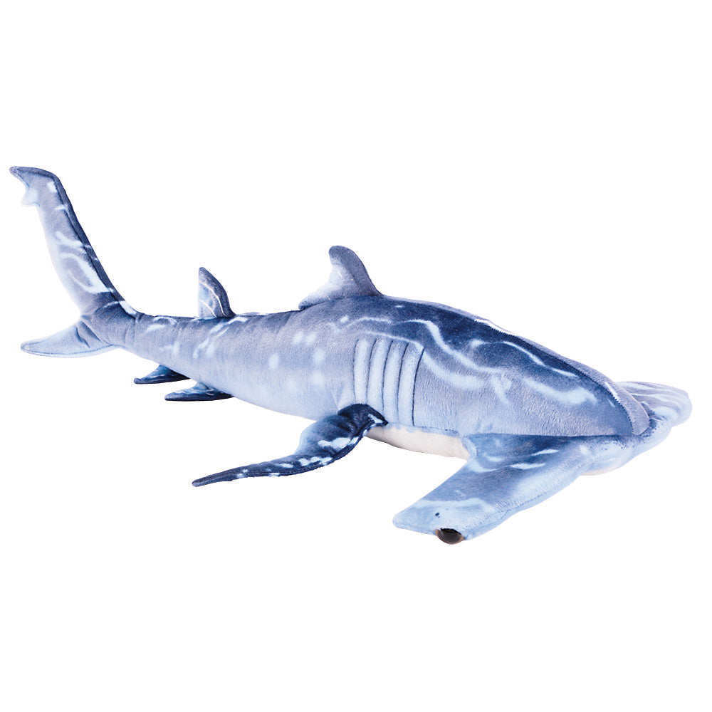 Hammerhead Shark Plush 35" Blue